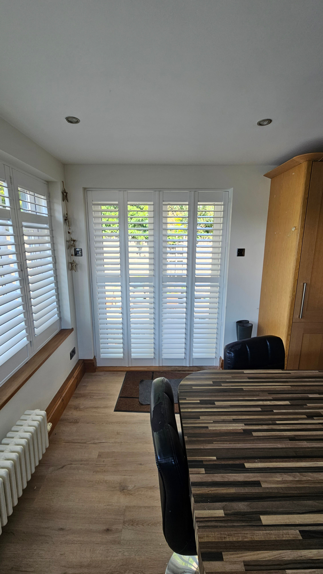Patio Door Shutters Patio Door Hardwood Plantation Shutters
