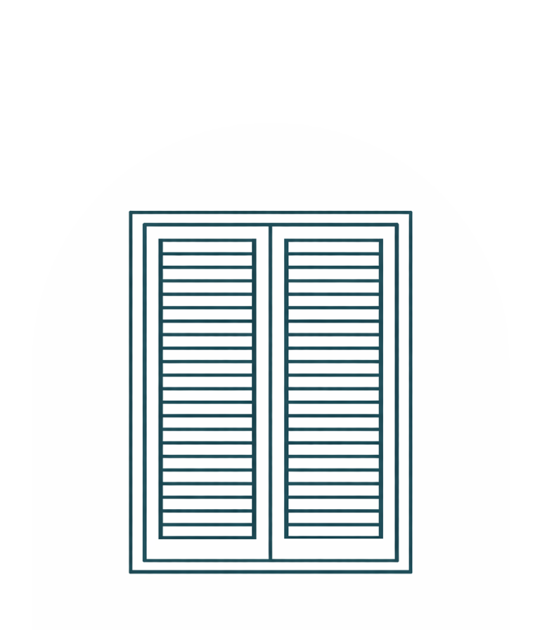 Full Height Window Shutters